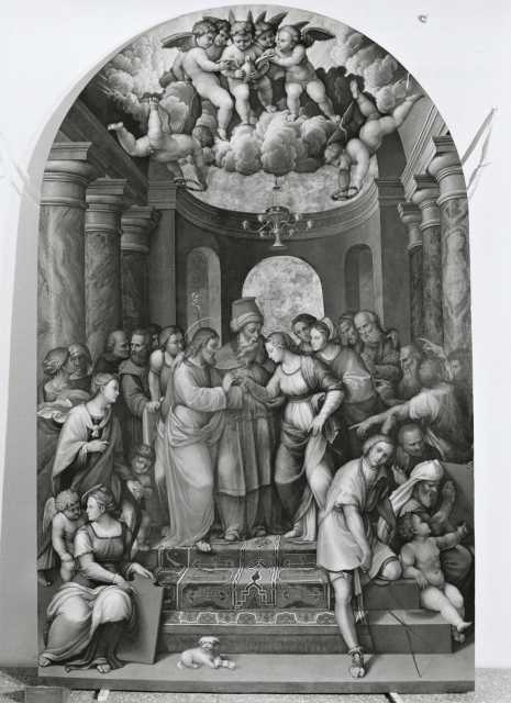 Anonimo — Marchesi Girolamo - sec. XVI - Sposalizio di Maria Vergine — insieme